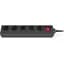 Мережевий фільтр живлення REAL-EL RS-PROTECT M 10m, black (EL122300037) - мініатюра 2