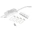 Панель стельова офісна Brille LED FLF-87 48W WW світлодіодна армстронг (L121-071) - мініатюра 4