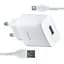 Сетевые зарядные устройства Hoco C72A Glorious single port charger set ( Micro ) ( EU ) Белый - миниатюра 1
