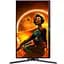 Монитор TFT 27" AOC Q27G3XMN/BK, MiniLED QHD IPS, 180Hz, 1ms, 2xHDMI, DP, HAS, Pivot, черно-красный (Q27G3XMN/BK) - миниатюра 4