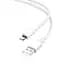 Кабель XO NB249 5A PVC Shiny Colorful Lightning Data Cable білі - мініатюра 3