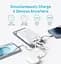 Повербанк Anker 20000 mAh 45W Power Bank з вбудованими кабелями швидка зарядка PD наскрізна зарядка LED дисплей УМБ Рожевий - мініатюра 2