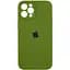 Чохол Silicone Case із захистом камери Full Apple iPhone 13 Pro Max Army green - мініатюра 1
