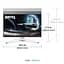 TFT 27" BenQ EX271U, 4K UHD, IPS, 165Гцб 1ms, HDMI, DP, USB-C, HAS, Pivot, чорно-білий - мініатюра 11