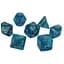Набір кубиків Pearl 7 Dice Set - Light blue (w-gold) , 7 шт. (g7dpearl15) - мініатюра 1