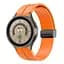 Браслет Cls-black для Samsung Galaxy Watch 5 - оранжевый ширина крепления 20мм силикон Watchbands (W33-6WB12227561) - миниатюра 2