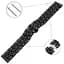 Браслет BeWatch для Samsung Galaxy Watch 3 45 мм Ремінець 22мм Classic сталевий Link Black (1021401.10) - мініатюра 4