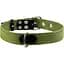 Нашийник для собак Collar, бавовняний, 31-41x2 см, зелений - мініатюра 1