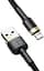 Кабель Baseus Cafule Cable USB to Ligthning 2A 3m CALKLF-RV1 Black-Gold - мініатюра 1