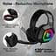 Наушники игровые Onikuma K10 Gaming with LED с подсветкой черные - миниатюра 4
