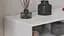 Тумба под телевизор Кентукки Ferrum-decor 45x139x38 Черный металл ДСП Белый 16 мм (FRD-106733) - миниатюра 2