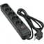 Мережевий фільтр живлення Patron 1.8 m3*1mm2 (SP-1052) 5 розеток BLACK (EXT-PN-SP-1052) - мініатюра 1