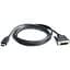 Кабель REAL-EL HDMI - DVI (M/M), 1.8 м, Black (EL123500013) - миниатюра 1