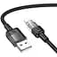 Кабель Hoco Lightning Spirit transparent charging data cable U129 2.4A 1.2 м - мініатюра 1