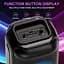 Портативна Bluetooth колонка ZQS-6227 акустична система з мікрофоном та RGB підсвічуванням Чорний - мініатюра 4