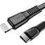 Кабель Baseus Tough Series Cable Type-C to Lightning 2A 1m CAZYSC-A01 Black - мініатюра 3