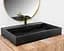 Умивальник Rea Goya 37x70 black mat (REA-U8802), Матова - мініатюра 2