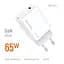Мережевий зарядний пристрій ColorWay GaN Mini 65W PD Port PPS USB-C White (CW-CHS049PD-WT) - мініатюра 8