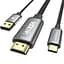 Кабель HDMI — USB C 4K 60 Гц | 1,8 м (6 футів) Кабель HDMI-джерело — USB Type-C для під'єднання дисплея, односпрямований вхід HD - мініатюра 1