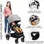 Прогулочная коляска Kinderkraft Trig 2 серая (00-00305193) - миниатюра 7
