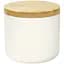 Емкость для хранения МВМ My Home 260 мл белая (KP-13 S WHITE/WOOD) - миниатюра 1