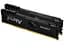 Пам'ять 32Gb x 2 (64Gb Kit) DDR4, 3200 MHz, Kingston Fury Beast, Black, 16-18-18, 1.35V, з радіатором (KF432C16BBK2/64) - мініатюра 1