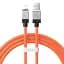 Кабель Baseus CoolPlay Series Fast Charging Cable USB to Lightning 2.4A 2m CAKW000507 Orange - миниатюра 1