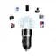 Автомобільний зарядний пристрій SkyDolphin SZ02V Aluminium (2USB, 2.4A) Black + кабель microUSB (AZP-000073) - мініатюра 3