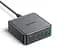 Зарядное устройство адаптер питания Rocoren 200 W GaN 0242 2U+4C черная вилка США (US plug) - миниатюра 1