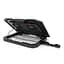 Підставка для ноутбука IceCoorel K9, 10-17", 4*100mm 1400±10% RPM + 4*70mm 2500±10%RPM, 2xUSB2.0 + підставка для мобільного телефону - мініатюра 2