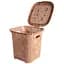 Корзина для белья Violet House Ажур Beige с крышкой 15 л (0424 Ажур BEIGE с/к 15 л) - миниатюра 3