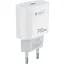 Зарядний пристрій Celebrat C-H4 Portable Type-C 20W Charger + Lightning Cable White - мініатюра 1