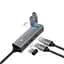 Мультипортовий адаптер USB Хаб Baseus Cube 3 USB3.0 + 2 USB2.0 CAHUB-C0G Grey - мініатюра 2