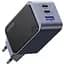 Зарядний пристрій 3xUSB 65W (2xUSB-C+USB-A) Gan Nexode Fast Charger Сірий X553 Ugreen - мініатюра 2