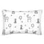 Детское постельное белье в кроватку WILD ANIMALS CS1, серый (AnimalsWildGreyWhite_58LBlue_140) - миниатюра 3
