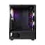 Корпус 1stPlayer V3-B-BK-4F1, Black, без БП, Midi Tower, ATX/Micro ATX/Mini ITX, 1xUSB 3.0/2xUSB 2.0, макс. CPU - 165 мм/VGA - 320 мм, 4x120 мм RGB, боковая панель из закаленного стекла - миниатюра 4