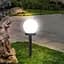 Набір білих садових куль Lumiled Atris 10 см на сонячній батареї 6 шт. - мініатюра 7