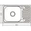 Мойка для кухни Zerix Z6642-08-180E satin (ZX1600) - миниатюра 3