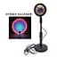 Проекційний світильник Sunset Lamp RGB з пультом на штативі, лампа-проектор заходу сонця USB - мініатюра 5