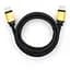 Кабель мультимедийный HDMI to HDMI 1.5 m V2.0 metal Vinga (VCPDCHDMI2VMM1.5BK) - миниатюра 1