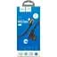 USB Cable Hoco U37 Long Roam MicroUSB (L Shape) Black 1.2m - мініатюра 2