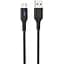 USB Cable Hoco U79 Admirable Smart Power MicroUSB Black 1.2m - мініатюра 1