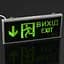Светильник аварийный Brille 32-395 LED-806/3W Exit указатель административный с аккумулятором - миниатюра 3