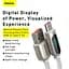 Кабель Baseus Display Fast Charging Cable USB to Type-C 5A 1m CATSK-02 White - мініатюра 8