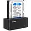 Док-станція 2.5"/3.5" Maiwo K308P, чорний, USB 3.0, для 1xSATA HDD/SSD, зовнішній БЖ - мініатюра 1