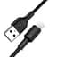 USB кабель Kaku KSC-113 USB - Lightning 1m / 3.2A - Black - миниатюра 1