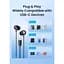 Навушники Vention Echo Lite USB-C In-Ear Wired Black (GBBBAV) - мініатюра 11