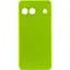 Чохол Silicone Cover Lakshmi Full Camera (A) для Google Pixel 6a Салатовий / Neon Green - мініатюра 1