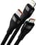 Кабель Baseus Flash Series Ⅱ One-for-three Fast Charging Data Cable USB to Lightning+Type-C+MicroUSB 100W 1.2m CASS030001 Black - мініатюра 2