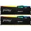 Модуль памяти для компьютера DDR5 16GB (2x8GB) 6000 MHz FURY Beast RGB Kingston Fury (ex.HyperX) (KF560C36BBEAK2-16) - миниатюра 1